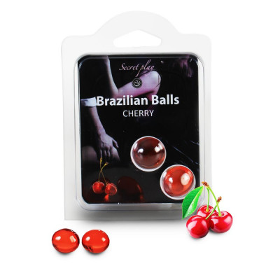 Secret Play Brazilian Balls Cherry 2 pack