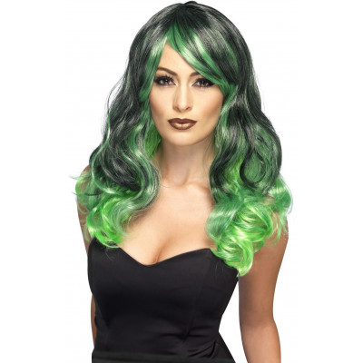 Fever Ombre Wig Bewitching Green & Black 44257