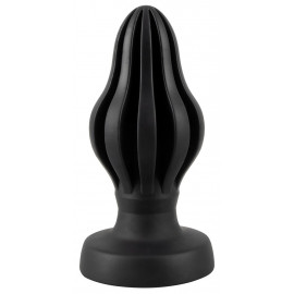 Anos Super Soft Butt Plug Black 11,1cm