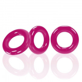 Oxballs WILLY RINGS 3-pack Cockrings Hot Pink