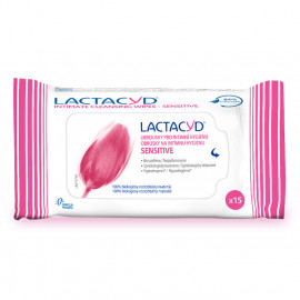 Lactacyd Intimate Cleansing Wipes Sensitive 15pcs