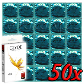 Glyde Ultra - Premium Vegan Condoms 50 pack
