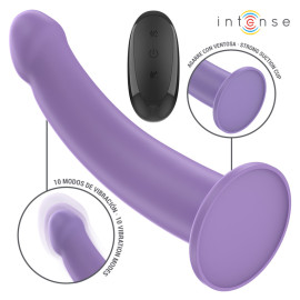 Intense Eddie Vibrator with Suction Cup & Remote Control Purple