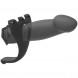 Doc Johnson Body Extensions Be Risqué Hollow Silicone Strap-On Set with Rechargable Vibrating Harness