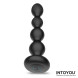 InToYou Mouve Waving Vibrating Anal Plug with Remote Control 2 Motors Black