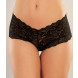 Allure Candy Apple Panty Black