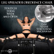 Master Series Leg Spreader Obedience Chair Black