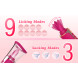 SuperLove Oral Clitoral Licking & Sucking 2in1 G-spot Vibrator Pink