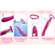 SuperLove Oral Clitoral Licking & Sucking 2in1 G-spot Vibrator Pink
