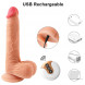 Paloqueth Realistic Thrusting & Rotating Dildo 7 Vibration 5 Thrusting & Rotating Modes with Remote Skin