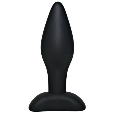 Black Velvets Silicone Butt Plug 9cm