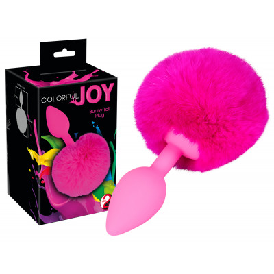 You2Toys Colorful Joy Bunny Tail Růžová