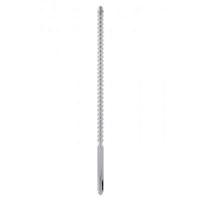 Steel Power Tools Dip Stick Ribbed 8mm - Kovový uretrální dilatátor