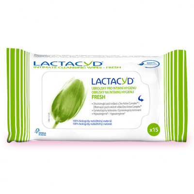 Lactacyd Intimate Cleansing Wipes Fresh 15pcs