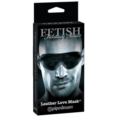 Fetish Fantasy Limited Edition Leather Love Mask - Kožená maska na oči
