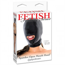 Fetish Fantasy Spandex Open-Mouth Hood - Maska na obličej