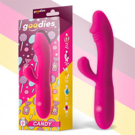 Goodies Candy G-Spot Rabbit Silicone Vibe Fucshia