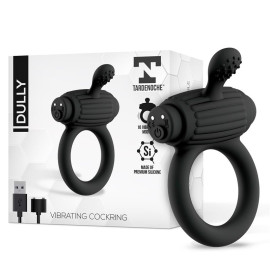 Tardenoche Dully Vibrating Cockring with Remote Control Black