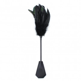 Fetish Addict Feather Tickler and Paddle 2in1 48cm Black