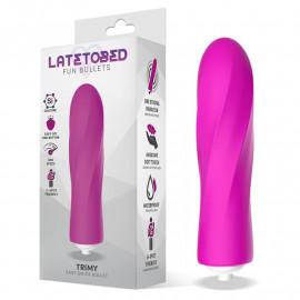 LateToBed Trimy Easy Quick Vibrating Bullet Silicone Pink