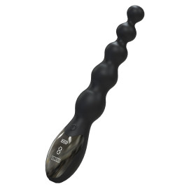 Hidden Desire Extreme Beaded Anal Power Vibrator Black