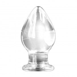 NS Novelties Knight Glass Buttplug Transparent