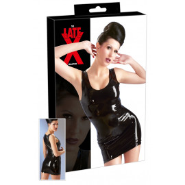 LateX Mini Dress - Latexové mini šaty Černá