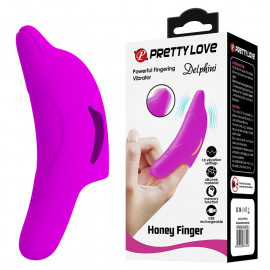 Pretty Love Delphini Finger Vibrator Purple