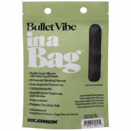 Doc Johnson in a Bag Vibrating Bullet Black