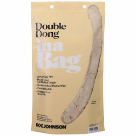 Doc Johnson in a Bag Double Dong 13"/33 cm Transparent