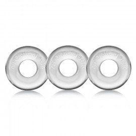 Oxballs Ringer Cockring Clear 3 Pack