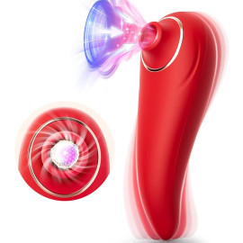 Paloqueth Clitoral Sucking & Vibrating Pleasure Wave Stimulator Red