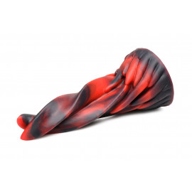 Creature Cocks Hell Kiss Twisted Tongues Silicone Dildo Red
