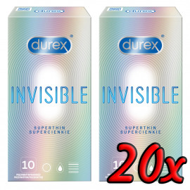 Durex Invisible Superthin 20 pack