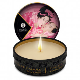 Shunga Libido Massage Candle Rose Petals - masážní svíčka 30ml