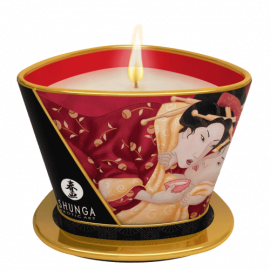 Shunga Libido Massage Candle Sparkling Strawberry Wine - masážní svíčka 170ml