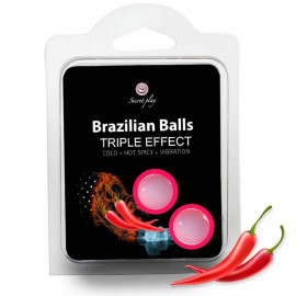Secret Play Brazilian Balls Triple Effect 2 pack