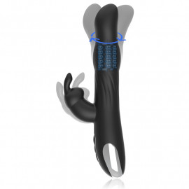 Brilly Glam Moebius Rabbit Vibrator & Rotator Watchme Wireless Technology Compatible Black