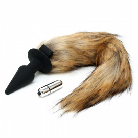 Rimba Silicone Butt Plug with Fox Tail 9143