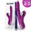 Action No. Four Up and Down Vibrator with Rotating Wheel Purple