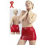 LateX Mini Skirt 2900033 - Latexová mini sukně Červená