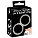 You2Toys Metallic Silicone Cock and Ball Ring
