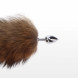 Taboom Foxtail Buttplug Silver