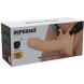 Hidden Desire Inferno Vibrating Silicone Hollow Penis Strap-On with Remote 16cm Skin