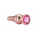 Dream Toys Gleaming Love Pleasure Plug Rose Gold Large