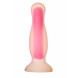 Dream Toys Radiant Soft Silicone Glow in the Dark Plug Large Pink