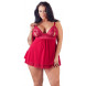 Cottelli Curves Lace Babydoll 2741229 Red
