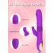 Paloqueth Thrusting & Rotating Rabbit Vibrator with 6 Thrust & 21 Vibration Modes Purple