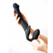 strap-on-me 3 Motors Vibrating Silicone Bendable Strap-On Black XL