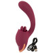 Javida 2 Function Vibrator Vibration & Licking Purple